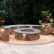 Amazing Stamped Concrete Patio With Fire Pit 5