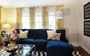 Navy Blue Furniture Living Room