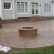 Unique Stamped Concrete Patio With Fire Pit 1